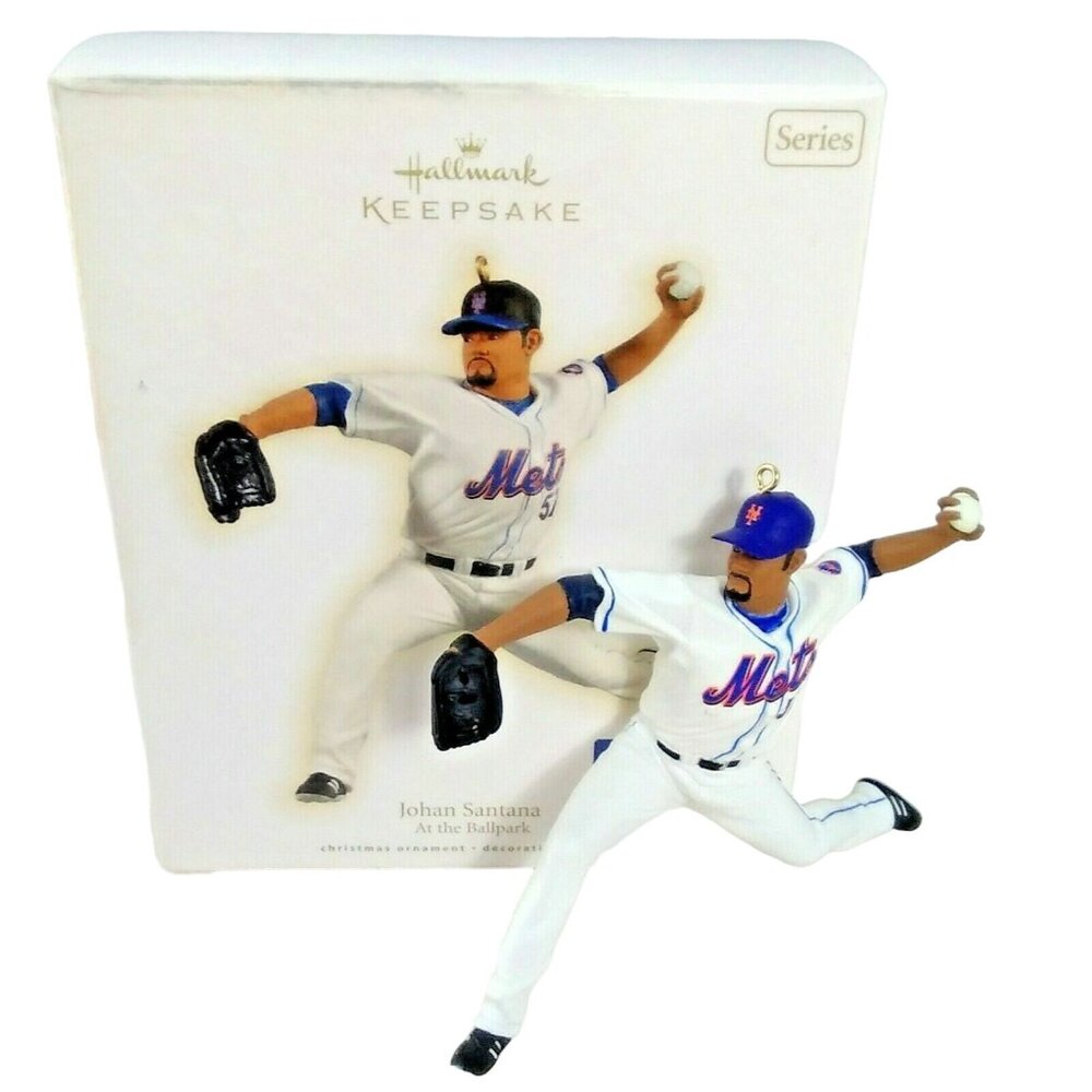 Hallmark Keepsake Ornament At the Ballpark Collectors Series Johan Santana 2009